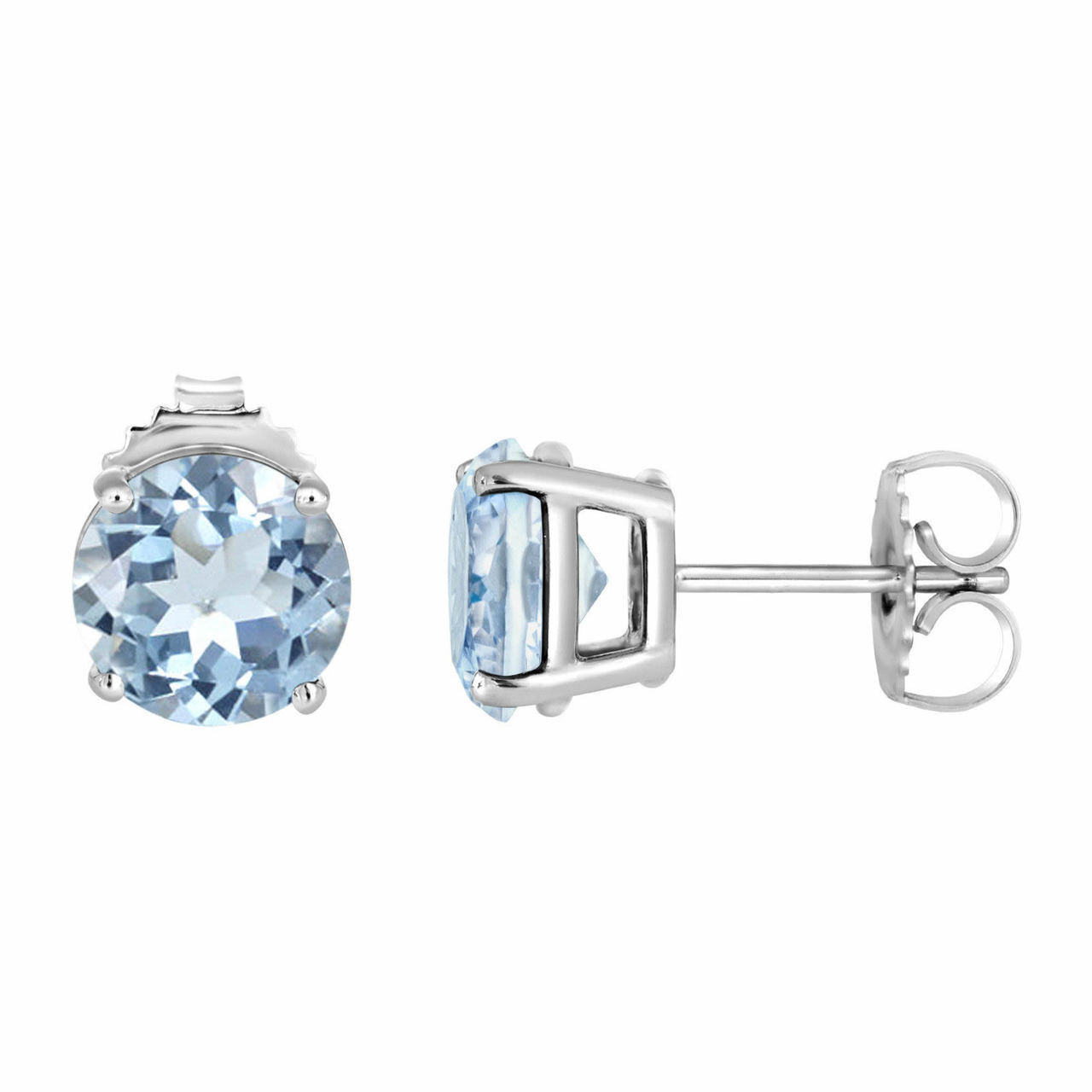 Harry Winston Platinum Diamond Stud Earrings 1.41ct – Opulent Jewelers